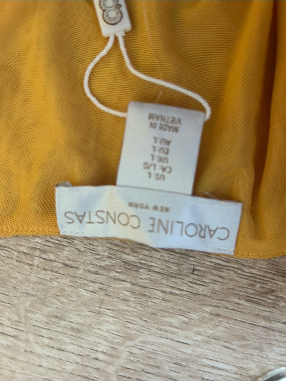Caroline Constas size large Sleeveless Ombre Orange Maxi Dress - Picture 4 of 11
